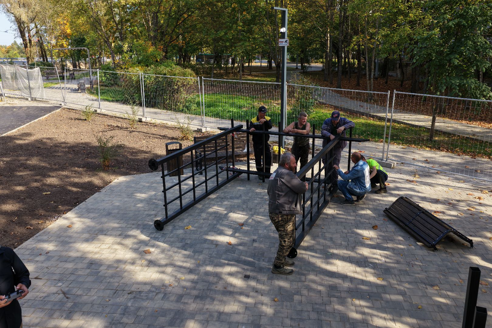 видео с коптера, сквер в шаховской, благоустройство в шаховской,
