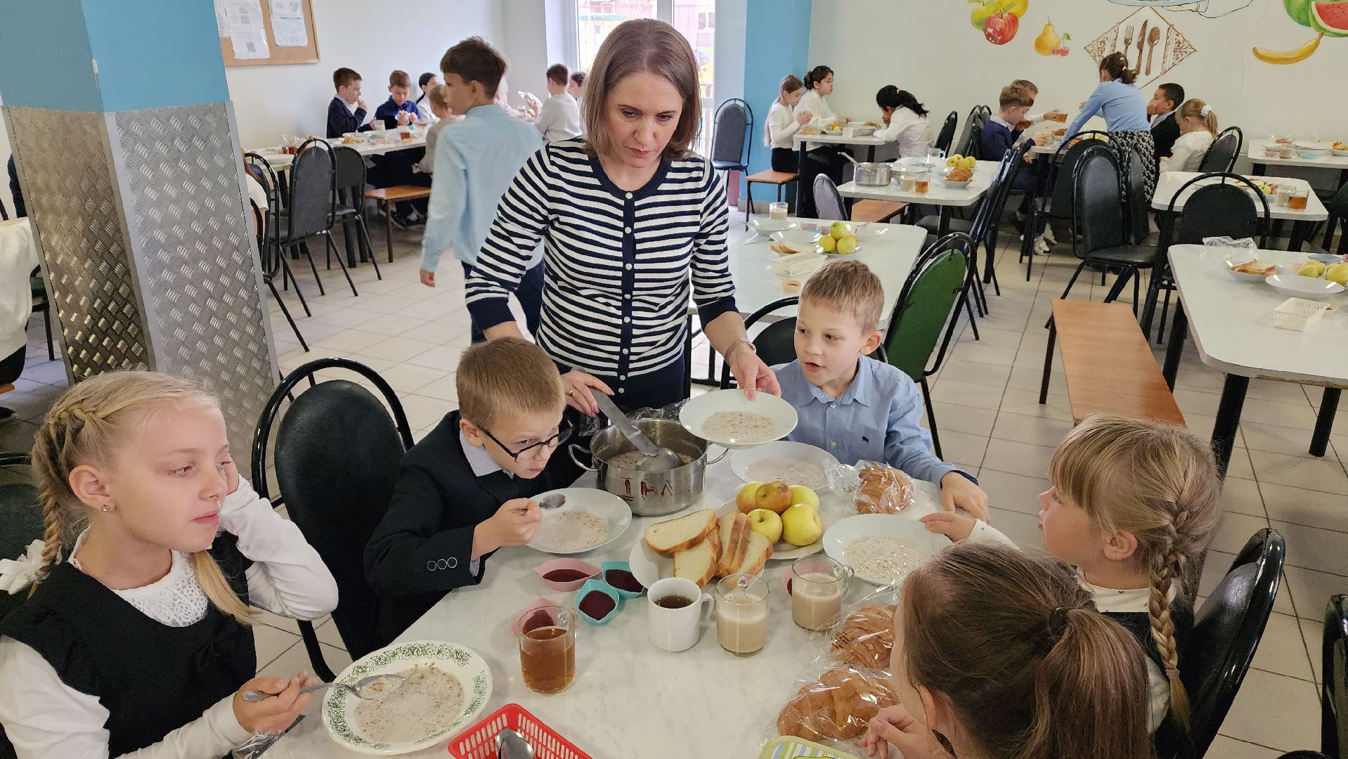 образование, школьное меню, дети, школа, лосино-петровский,