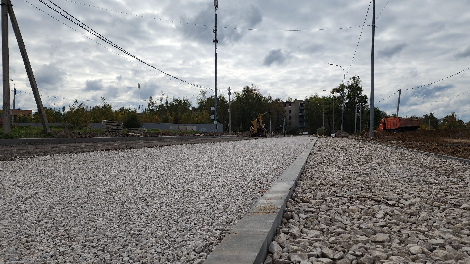 ремонт дороги, лосино-петровский,