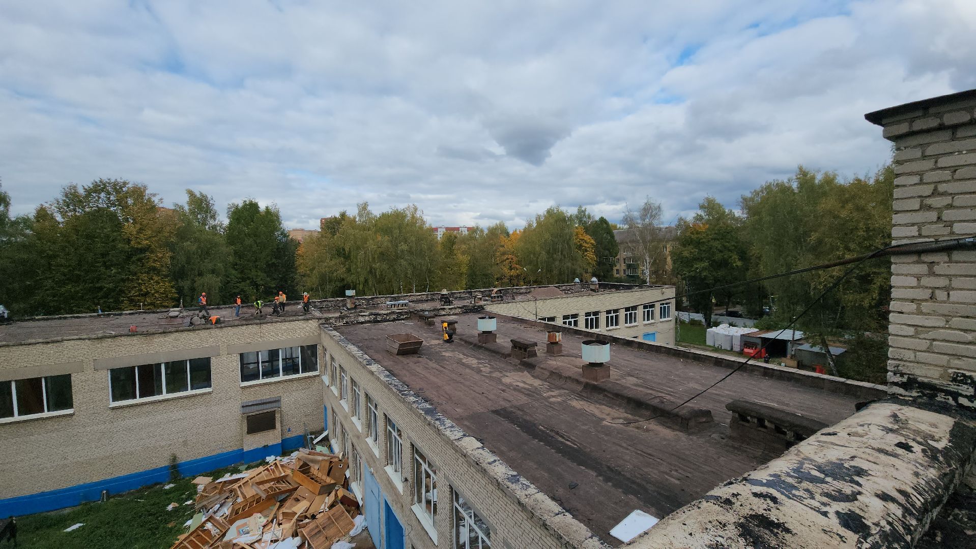 Капитальный ремонт школы , Школа, Лобня ,