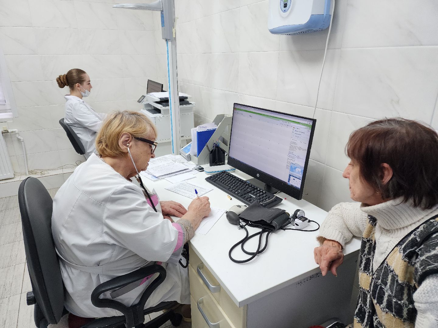 чехов, чеховская больница, взрослая поликлиника, улица гагарина 37а, передвижной фап, диспансеризация, профосмотры, обследования, диспансерный учет, профилактика заболеваний,анализы, диагностика, выявление болезней на ранних стадиях, заместитель главного врача, александра мурашкина, статистика,