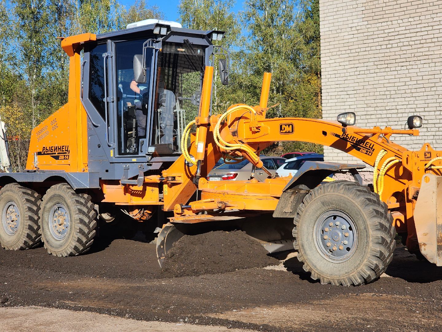 дубна, александровка, ремонт дорог,