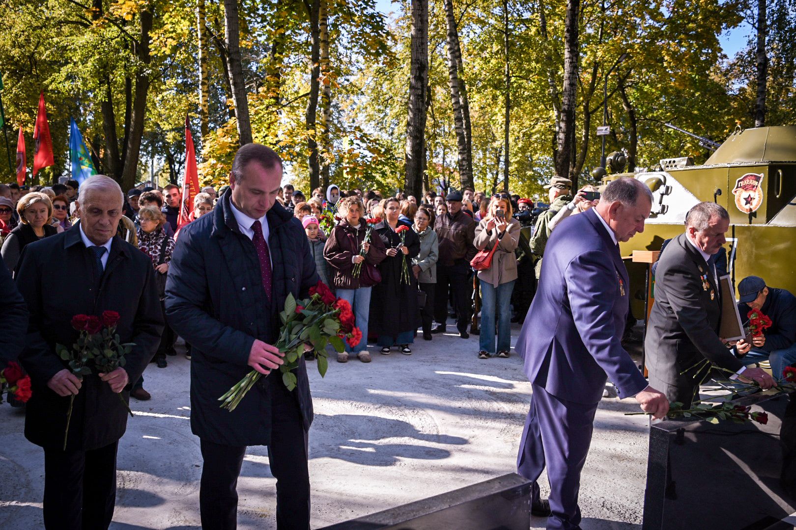 бронницы, открытие мемориального комплекса , мемориальный комплекс афганская война и сво в бронницах, военная техника в бронницах,