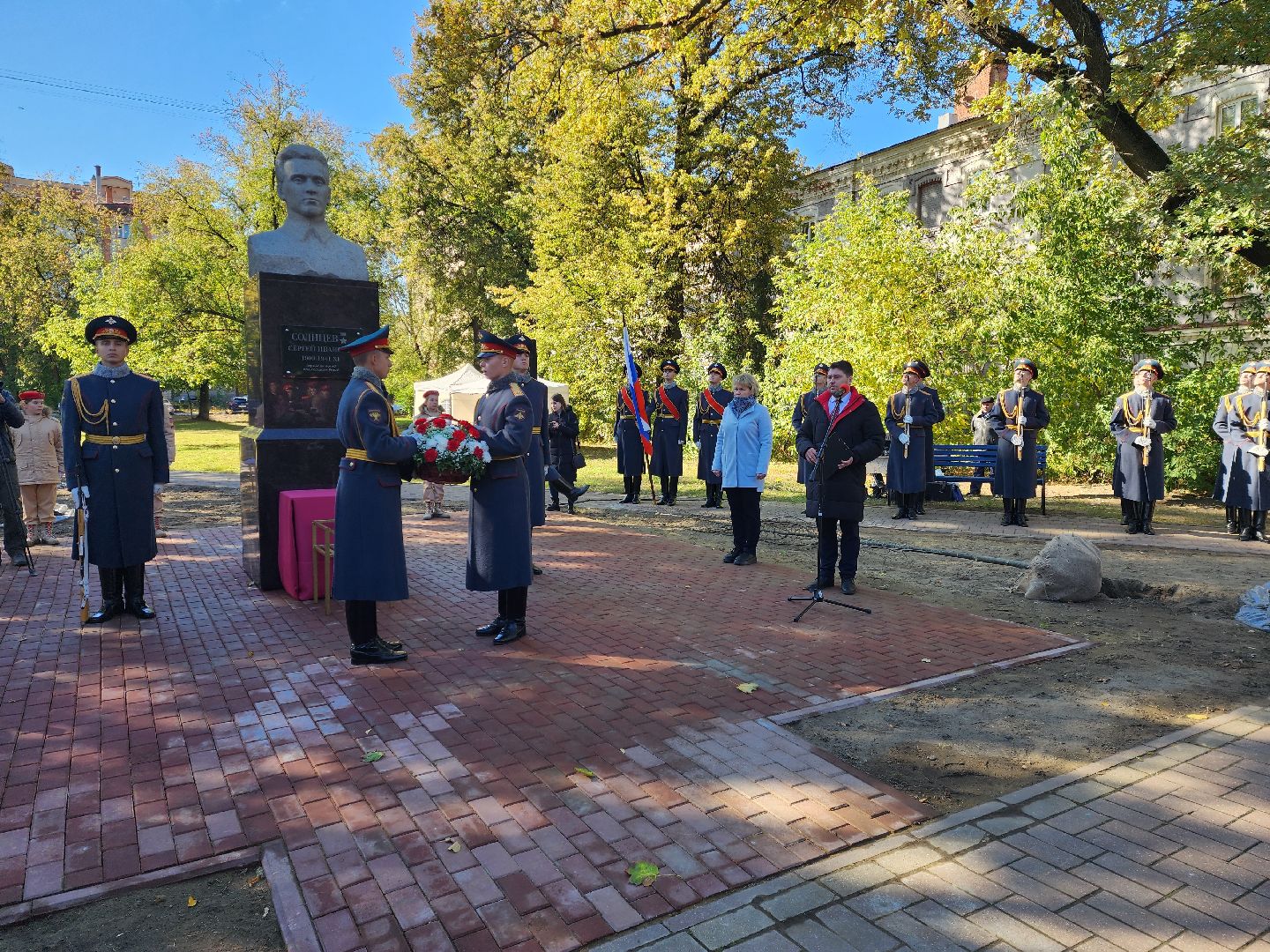 раменское, общество, памятник герою сергею ивановичу солнцеву,  открытие нового мемориала на улице солнцева,