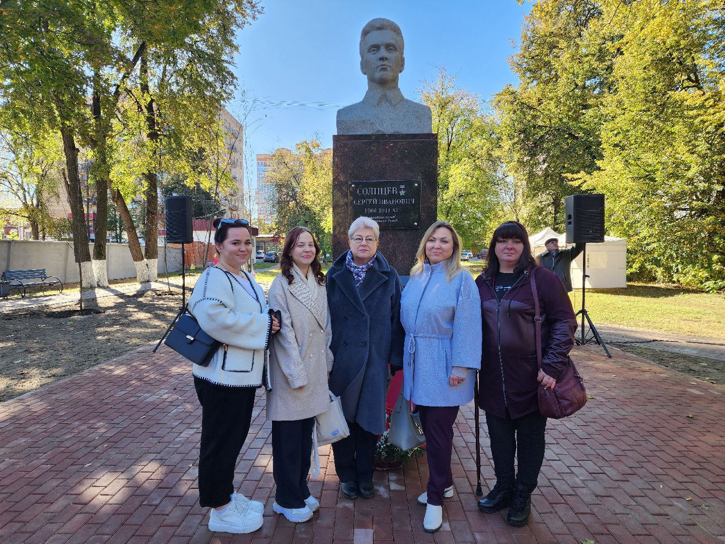 раменское, общество, памятник герою сергею ивановичу солнцеву,  открытие нового мемориала на улице солнцева,