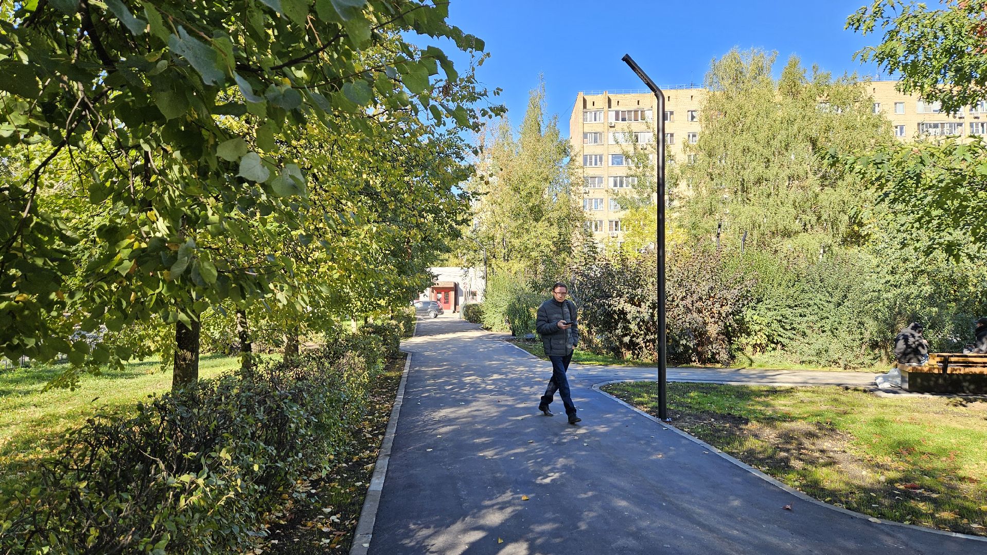 долгопрудный, сквер, сквер строителей, благоустройство,
