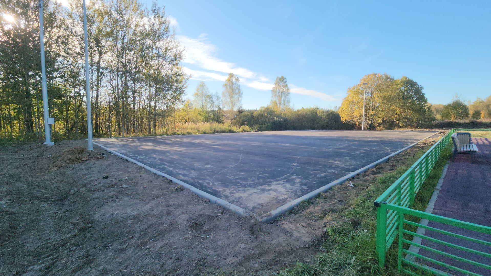 щёлково, спортивная площадка, маврино, Спортивная площадка в деревне,