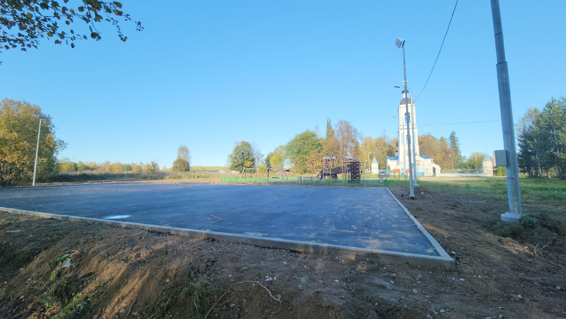 щёлково, спортивная площадка, маврино, Спортивная площадка в деревне,