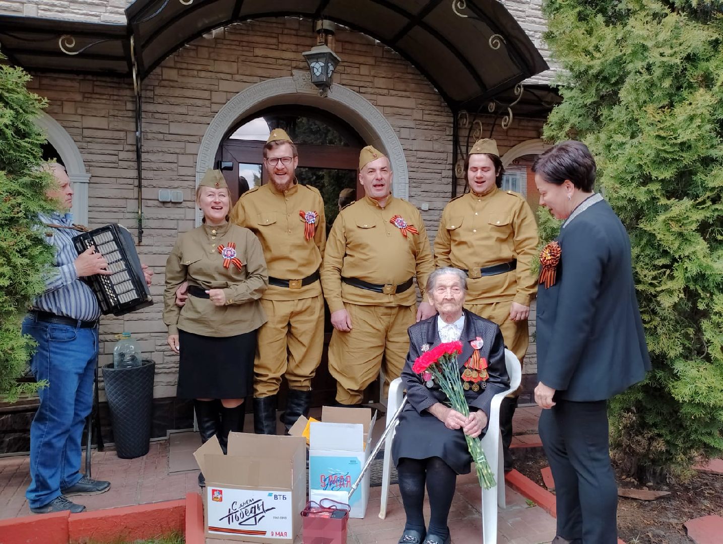 Раменское, общество, Сафоновское, поздравление ветеранов