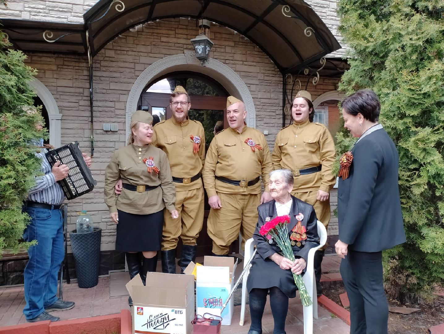 Раменское, общество, Сафоновское, поздравление ветеранов