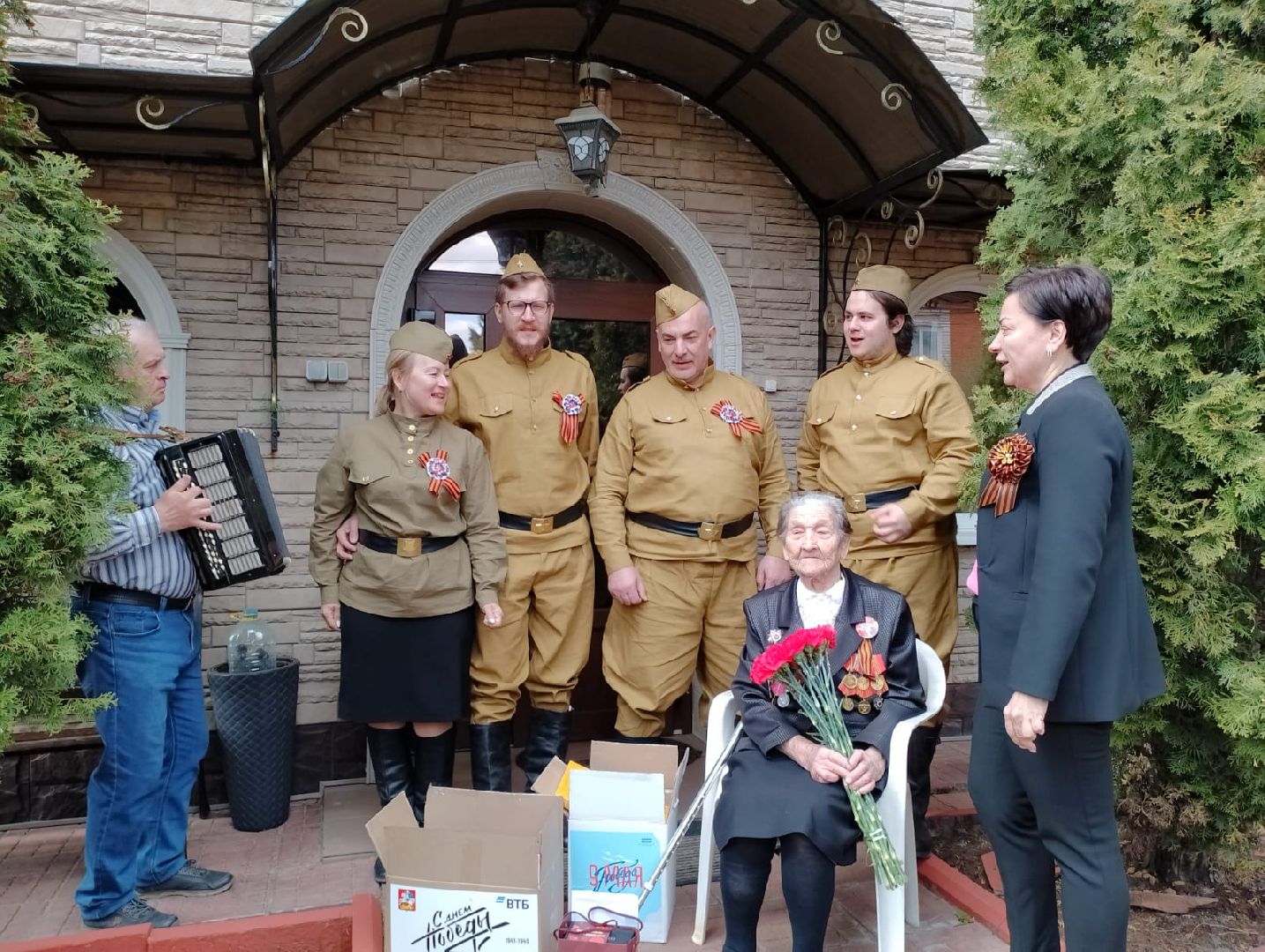 Раменское, общество, Сафоновское, поздравление ветеранов