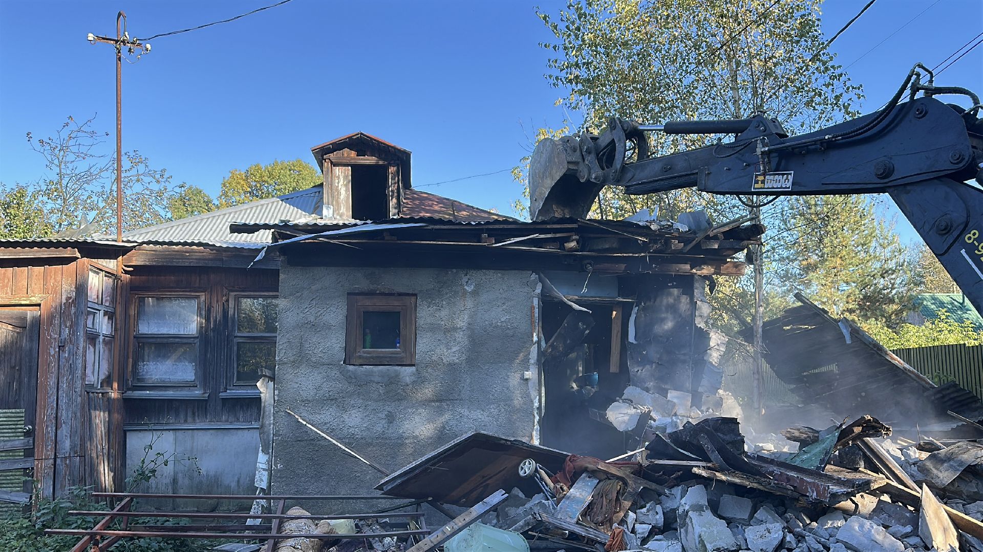 пушкинский городской округ, правдинский, снос аварийного жилья, снос дома,