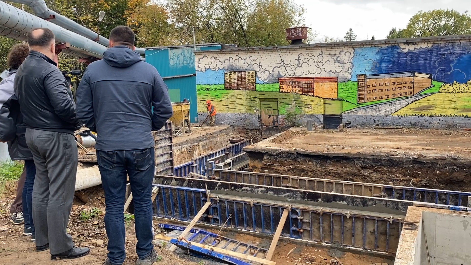 реконструкция теплотрассы, теплосети власиха, новые трубы, алтстрой, власиха теплотрасса,