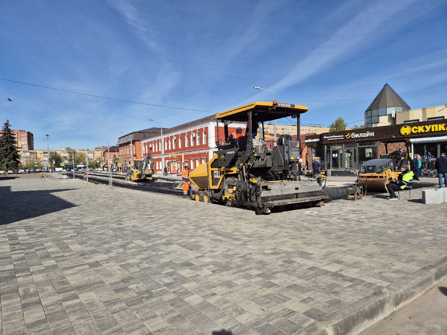 орехово зуево, строительство дороги,