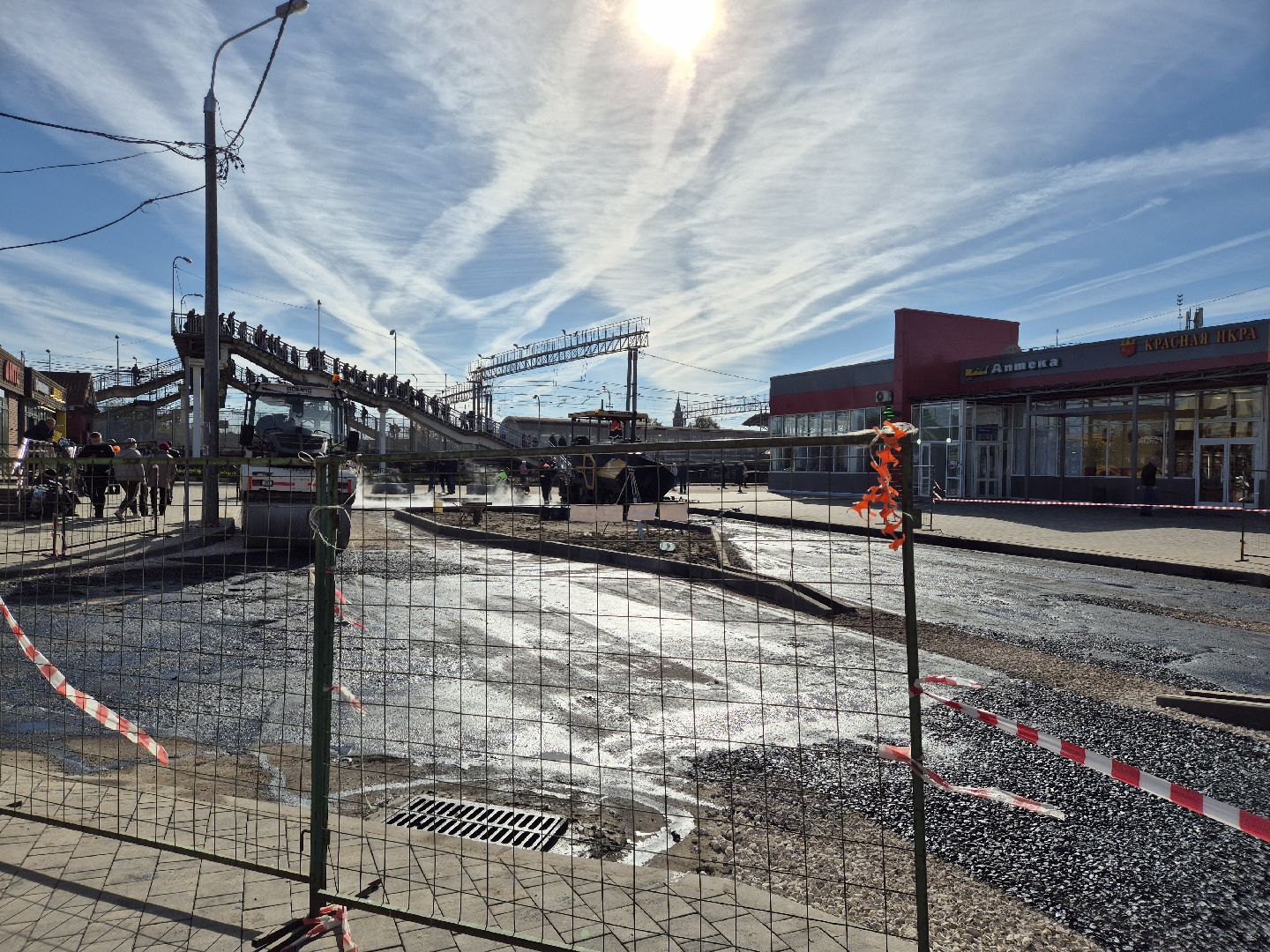 орехово зуево, строительство дороги,