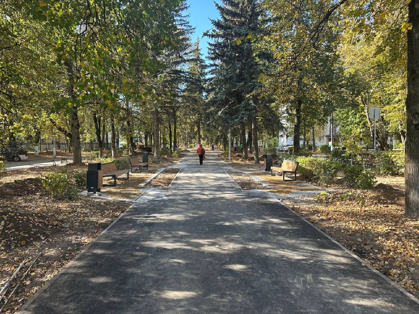 благоустойство, домодедово, сквер,