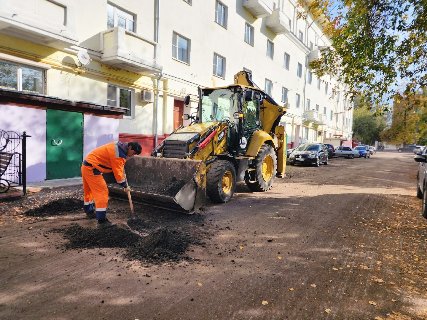 фрязино, благоустройство дворов, укладка бордюров, асфальтирование дворов,