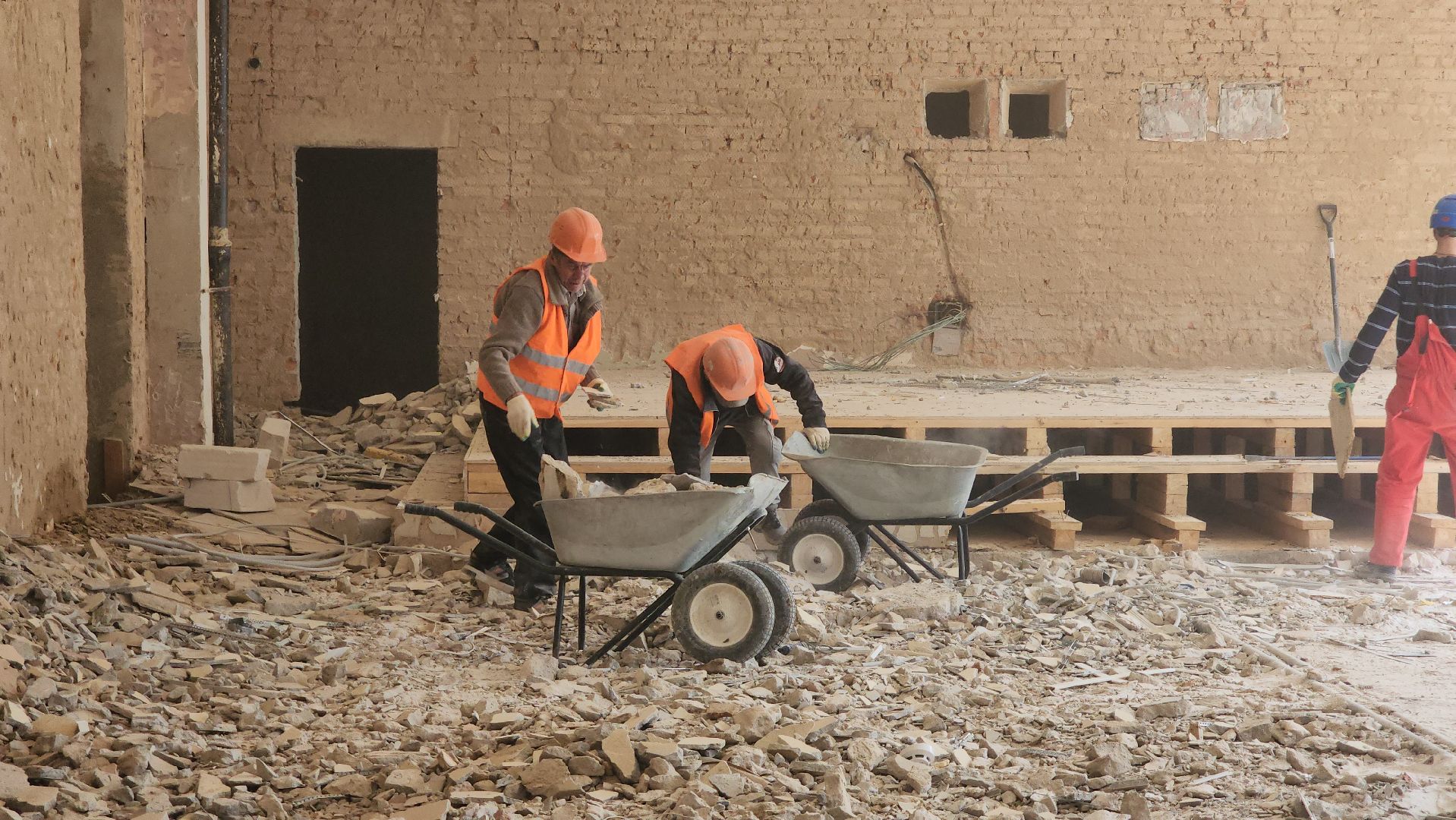 капитальный  ремонт, Капитальный ремонт школы, Лобня,