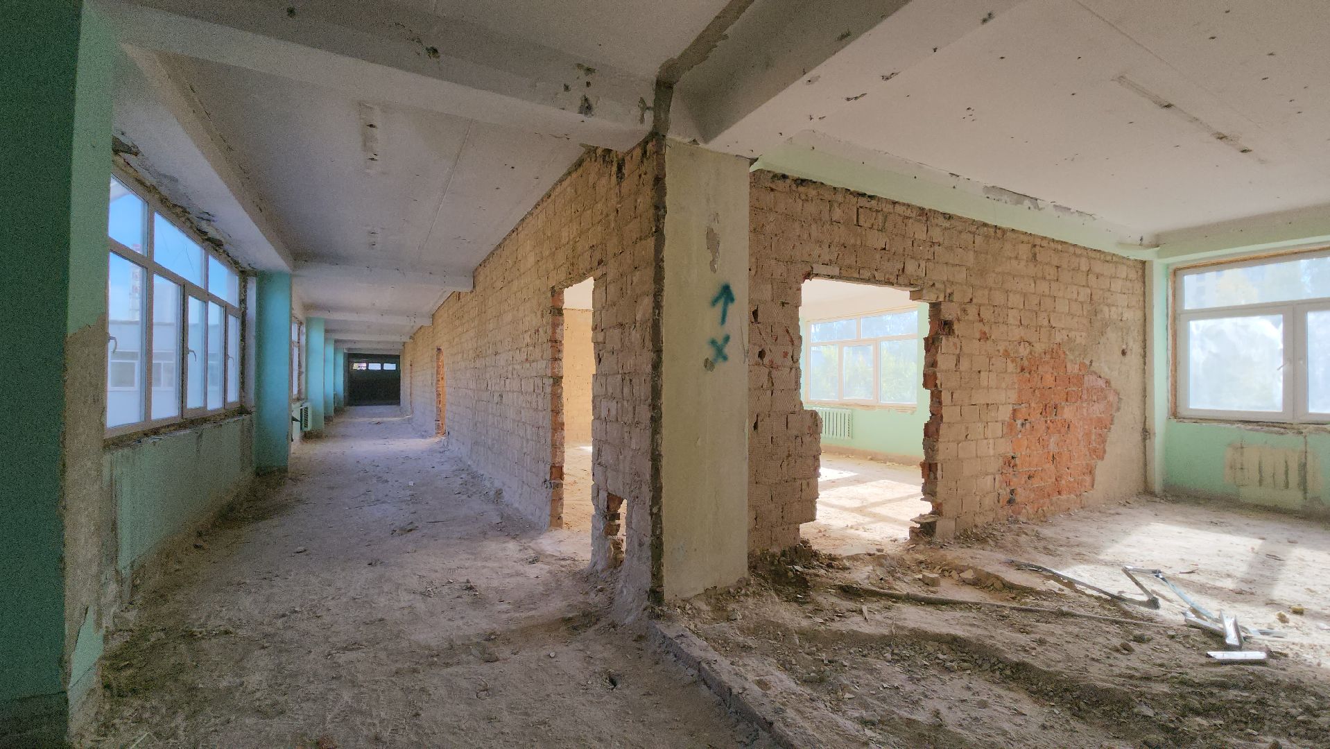 капитальный  ремонт, Капитальный ремонт школы, Лобня,