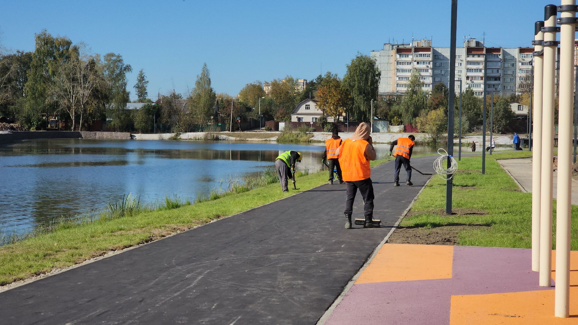 благоустройство, нахабино, торфянка, парк,