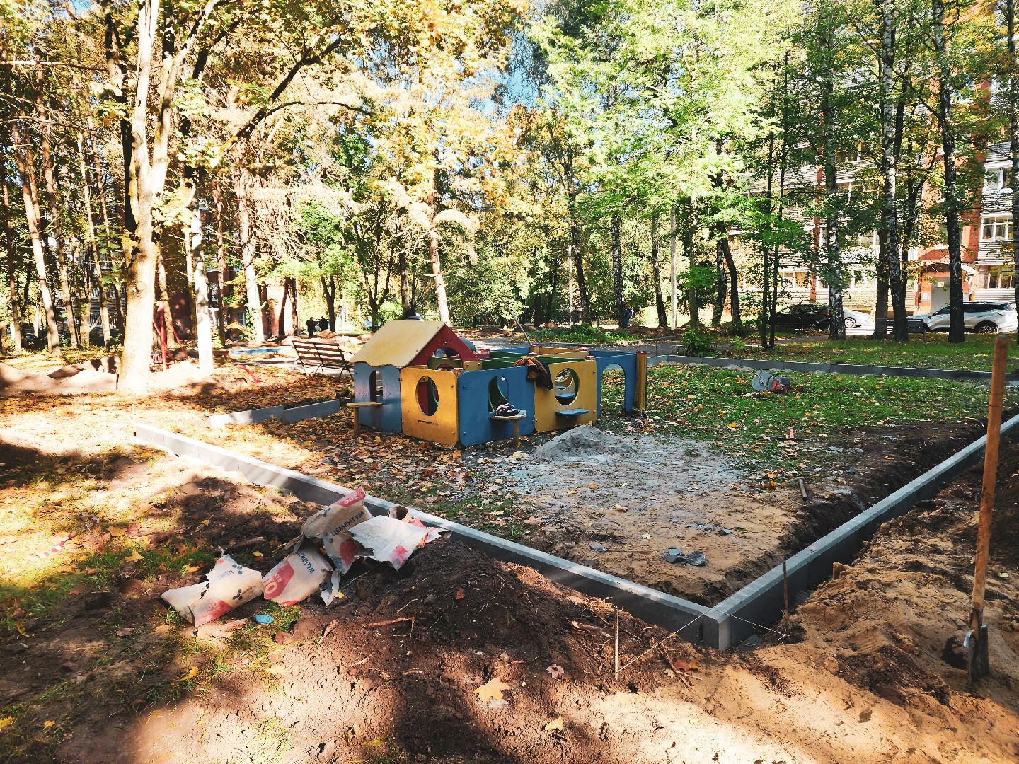 пущино, серпухов, комплексное благоустройство двора,