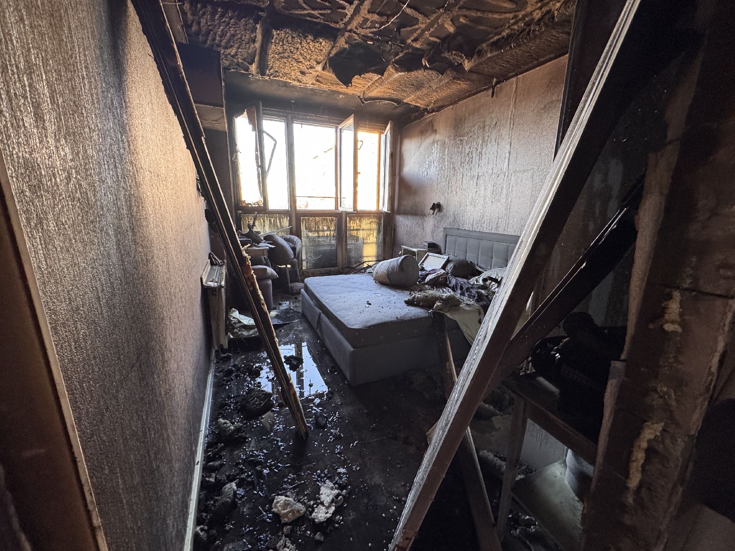 Пожар в Одинцово, Пострадавших нет, Все сгорело,