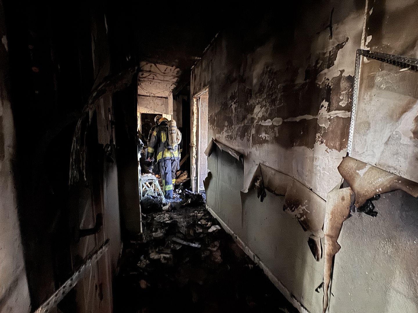 Пожар в Одинцово, Пострадавших нет, Все сгорело,