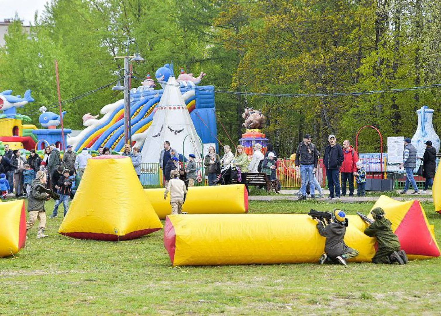 Солнечногорск, день победы, праздник, набережная, 9 мая