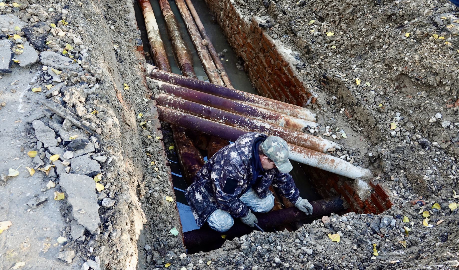 отопительный сезон , жкх , утечка на сетях , авария на сетях , сергиево-посадский городской округ, сергиев посад,