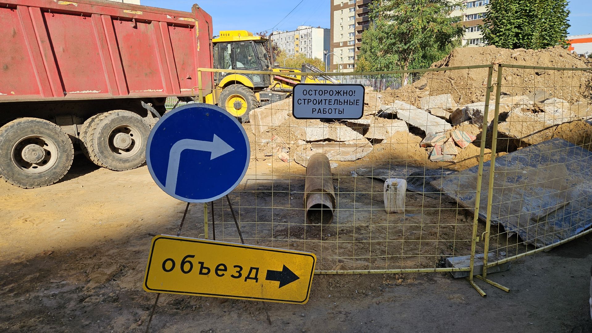 долгопрудный, благоустройство, гимназия 13 в долгопрудном, инженерные сети,