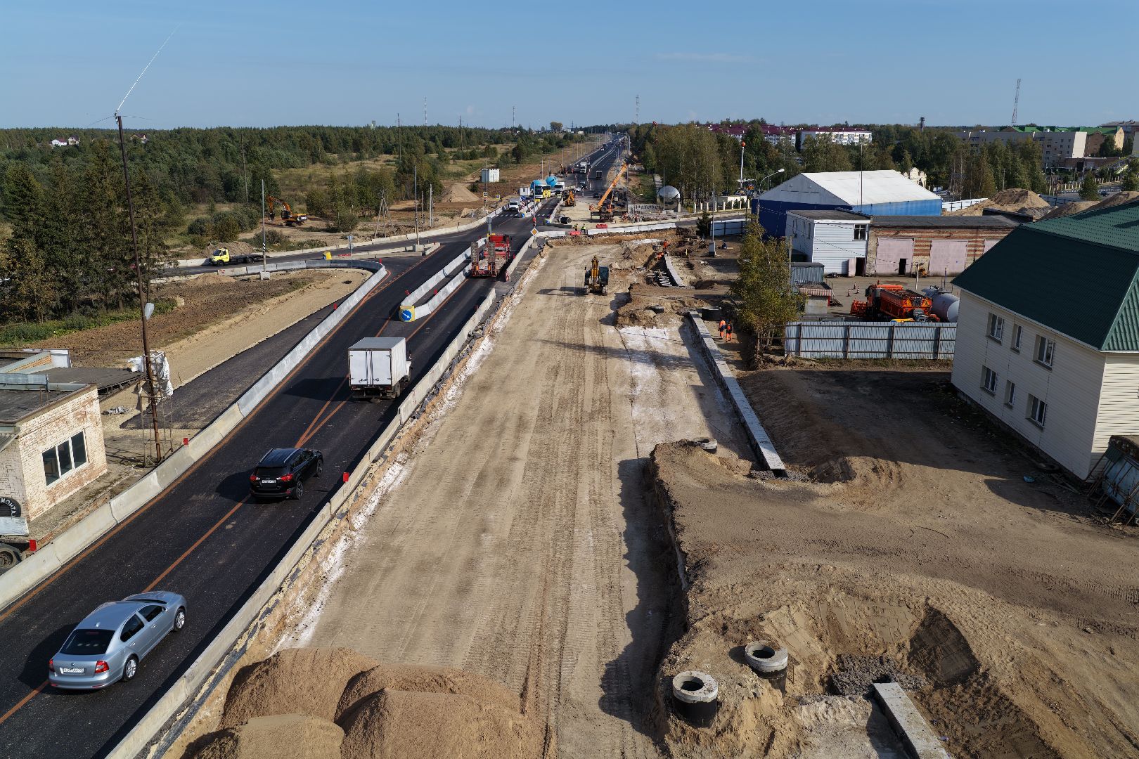 видео с коптера, трасса м-9 балтия,