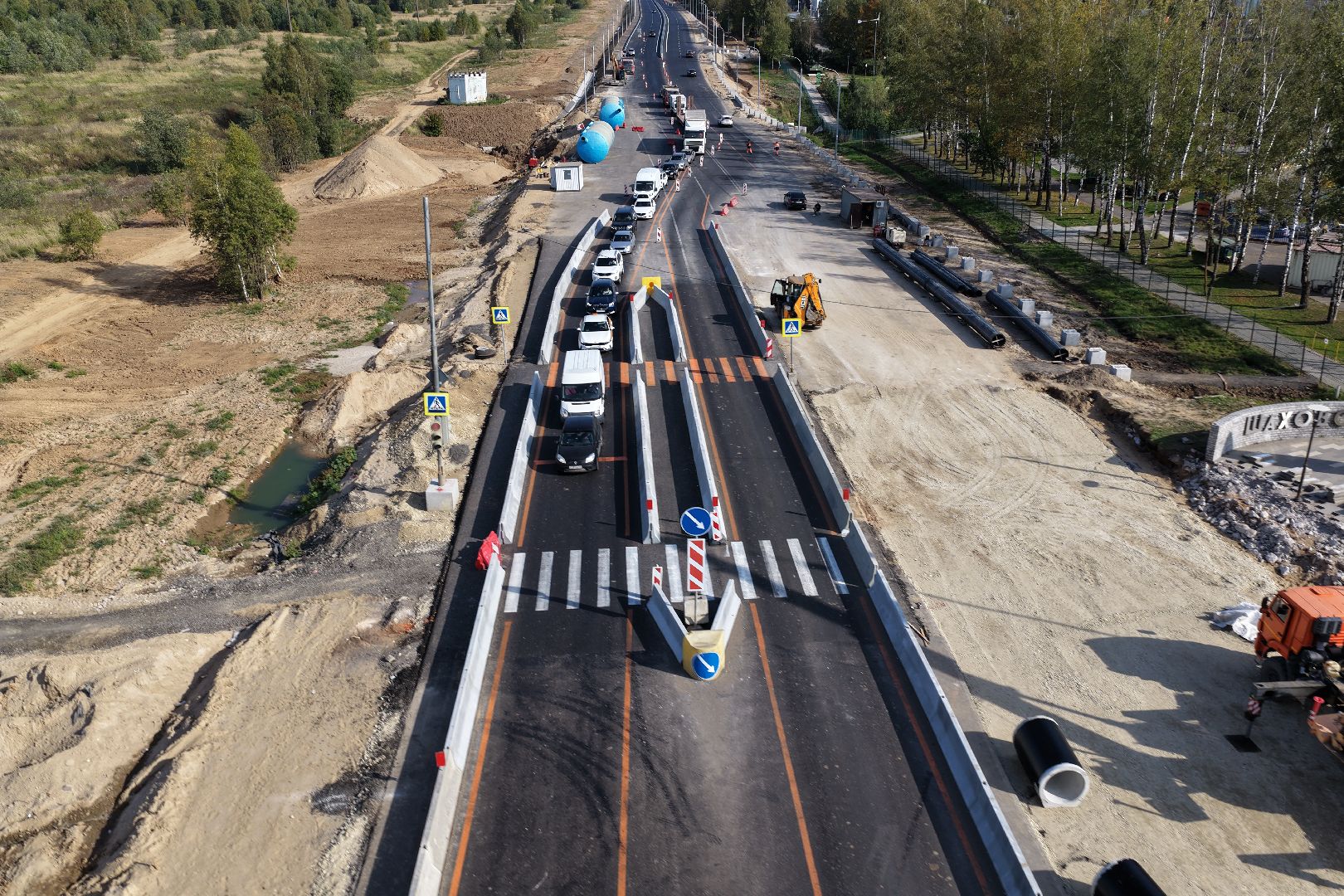 видео с коптера, трасса м-9 балтия,