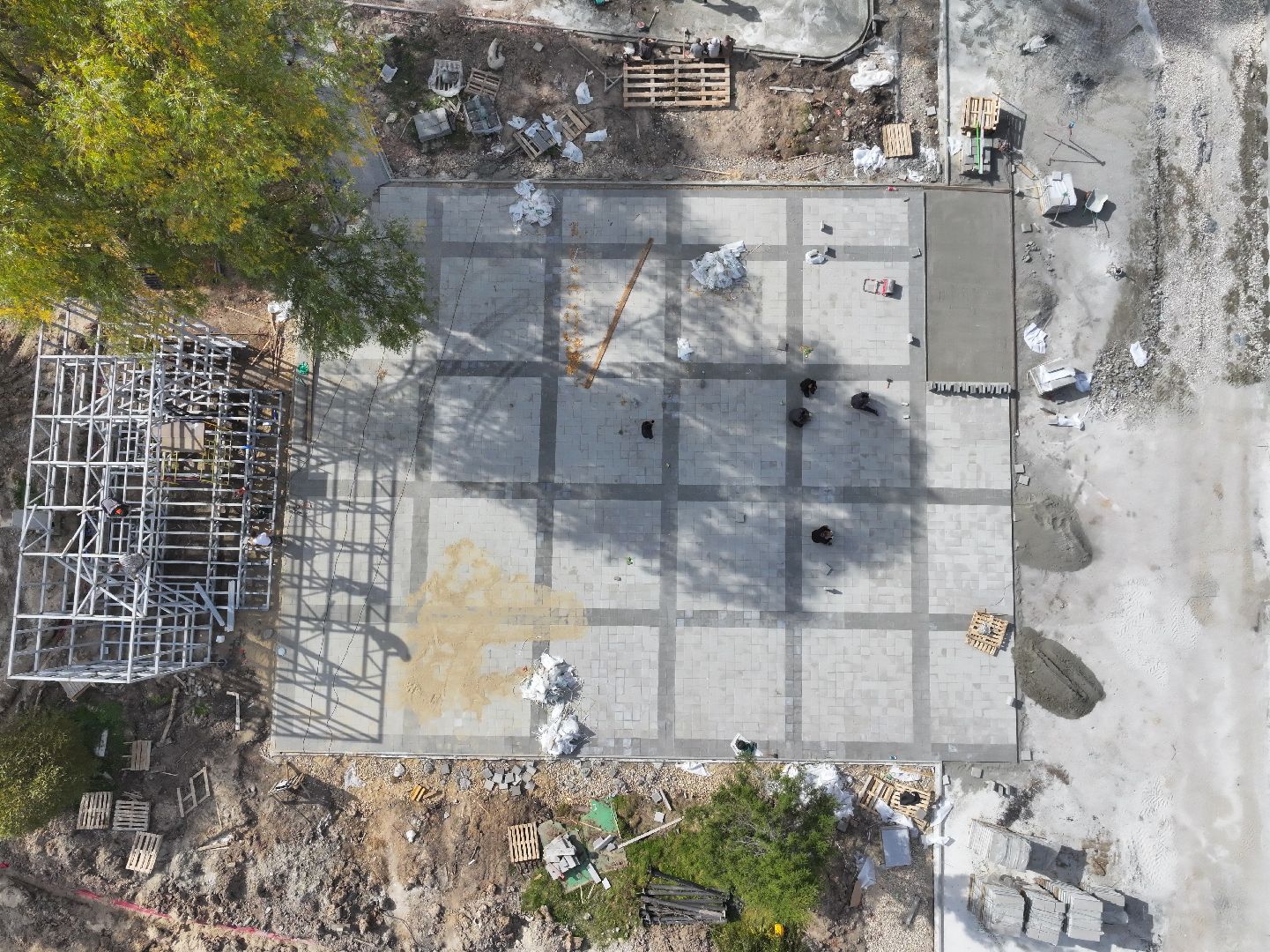 видео с коптера, парк питомник в серпухове, благоустройство в серпухове,