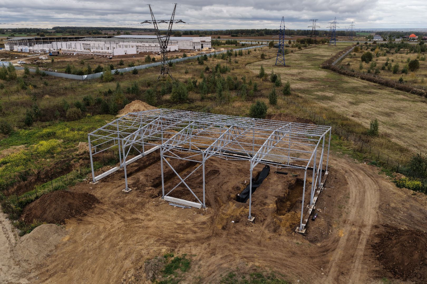 видео с коптера, фармакологическое предприятие,