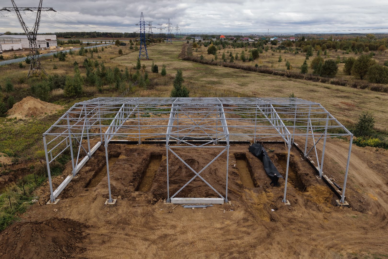 видео с коптера, фармакологическое предприятие,