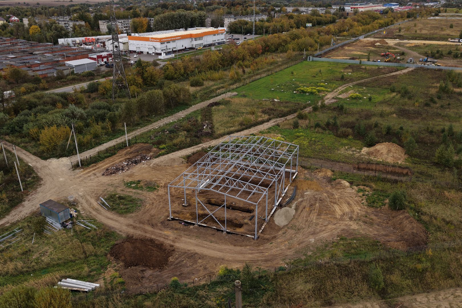 видео с коптера, фармакологическое предприятие,