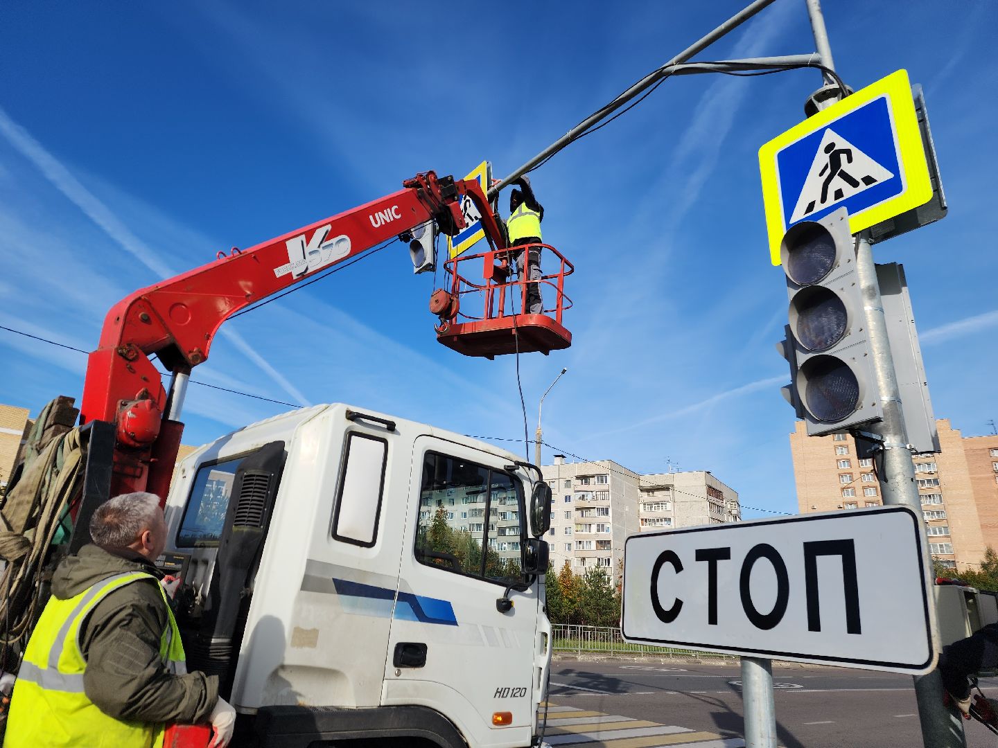 фрязино, светофор, безопасный переход, безопасное движение,