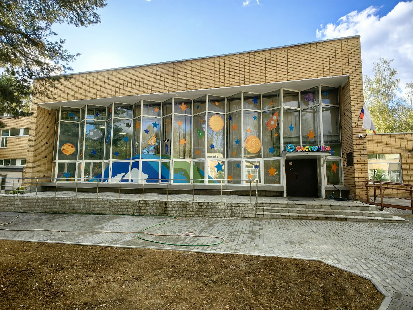 благоустройство, детский сад, игровые элементы,  материалы,