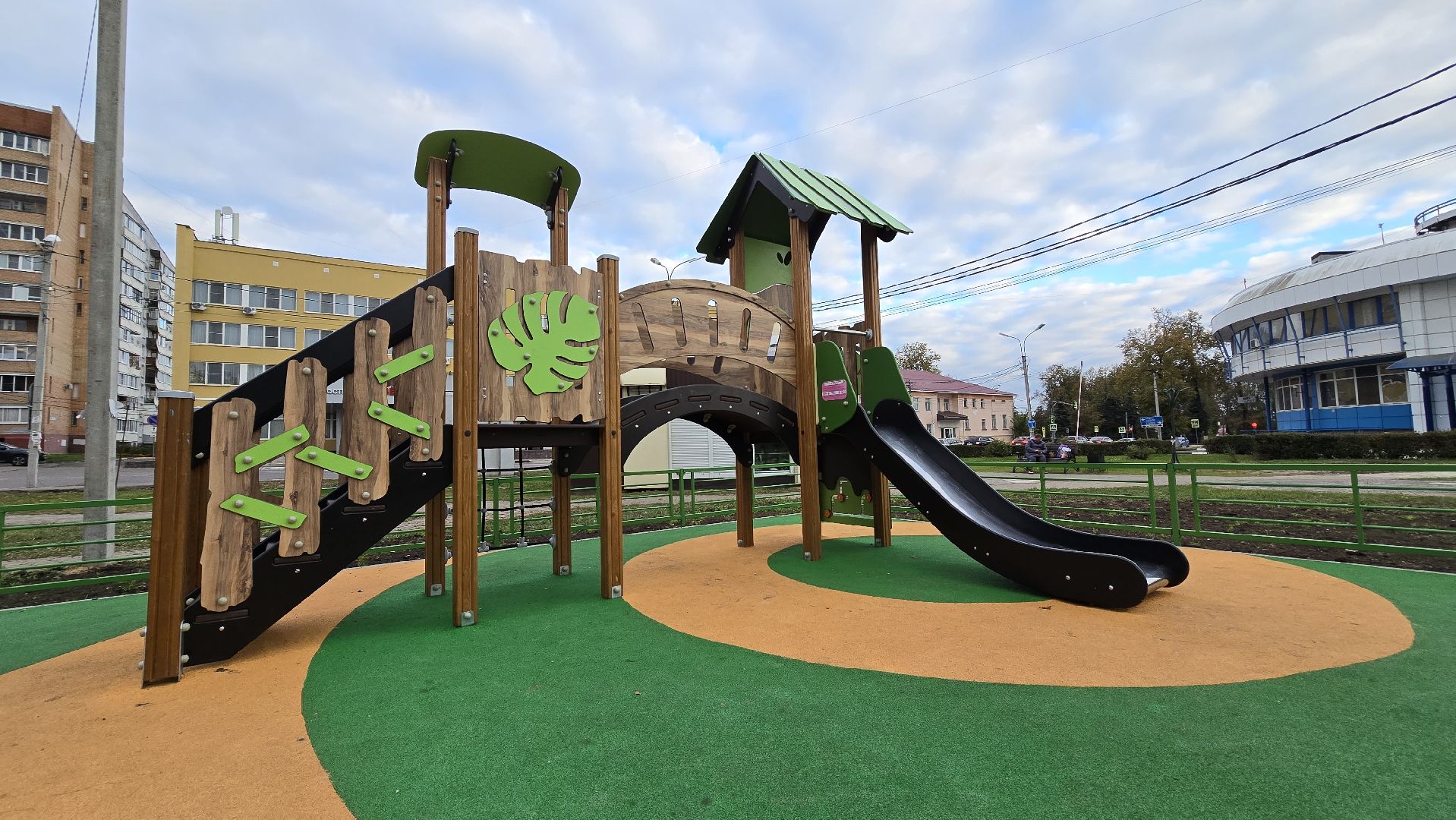 Коломна, Озеры, новая детская площадка,