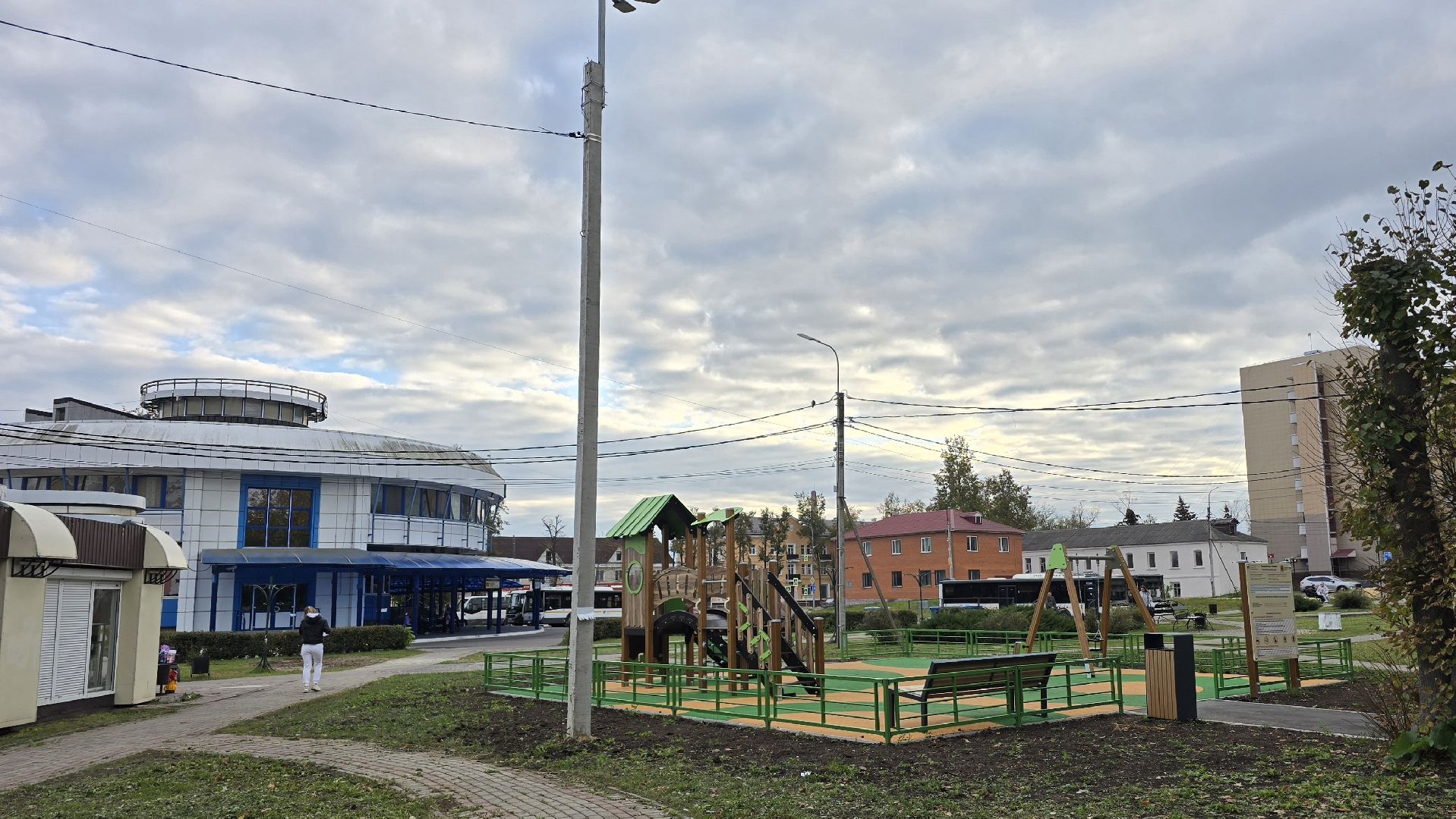 Коломна, Озеры, новая детская площадка,