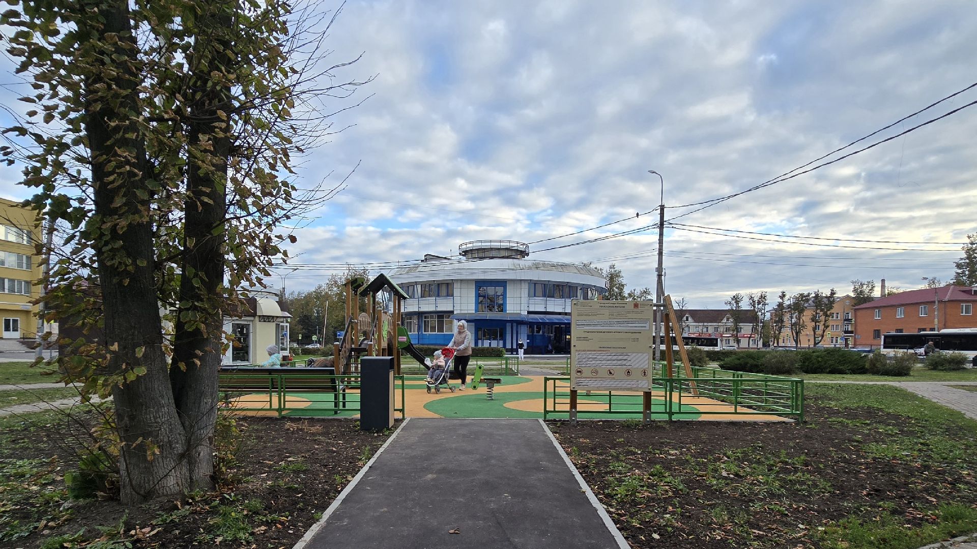Коломна, Озеры, новая детская площадка,