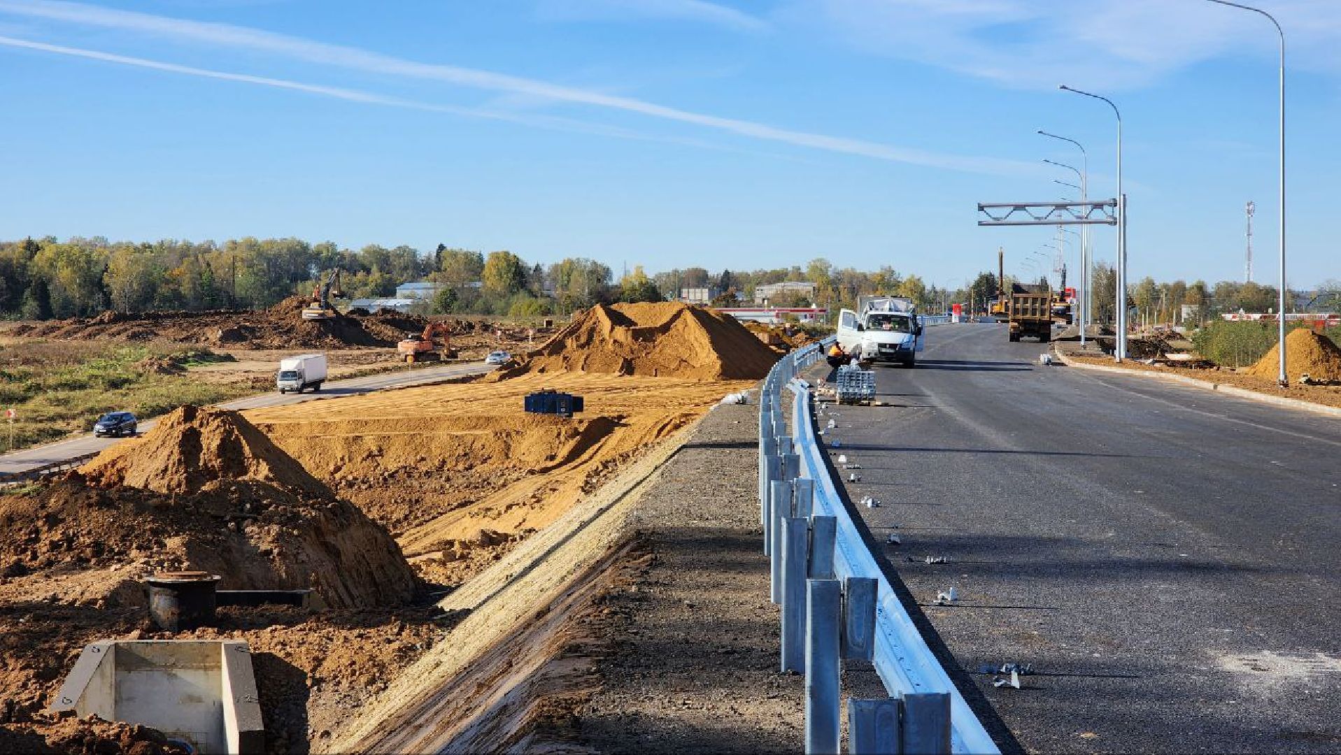 Дмитров, Развязка на ЦКАД, Дмитровское шоссе, Автобан, Минтранс,