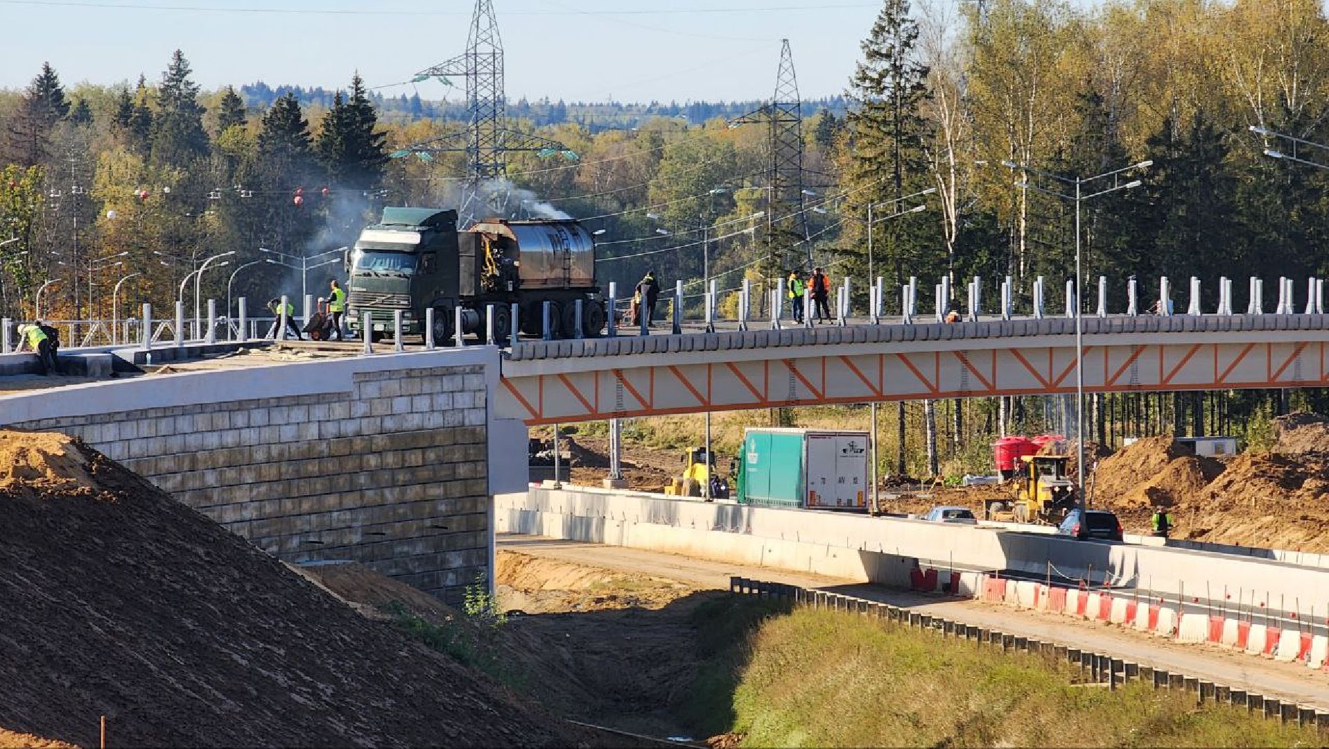 Дмитров, Развязка на ЦКАД, Дмитровское шоссе, Автобан, Минтранс,