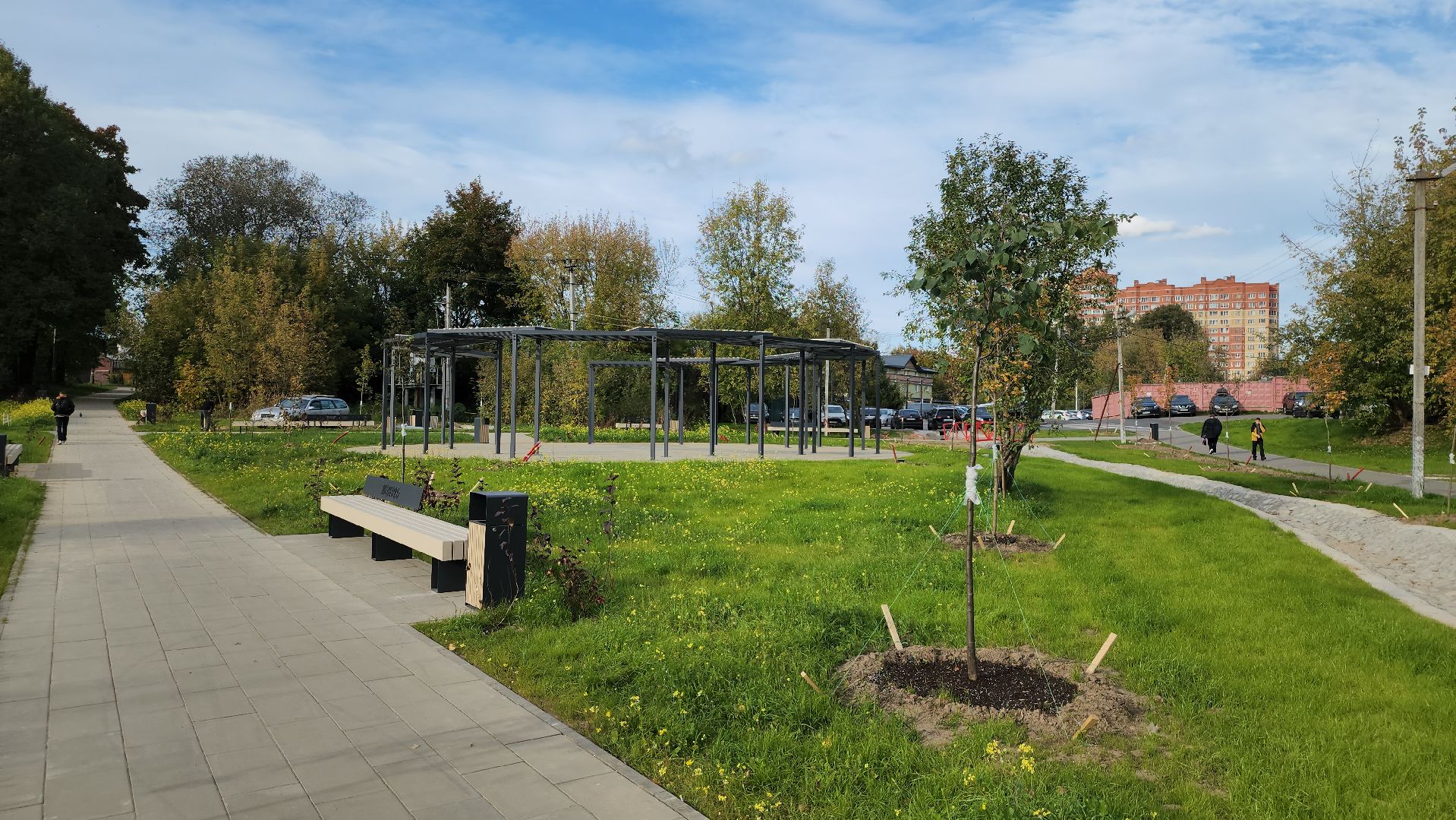 щёлково, благоустройство, новая пешеходная зона,