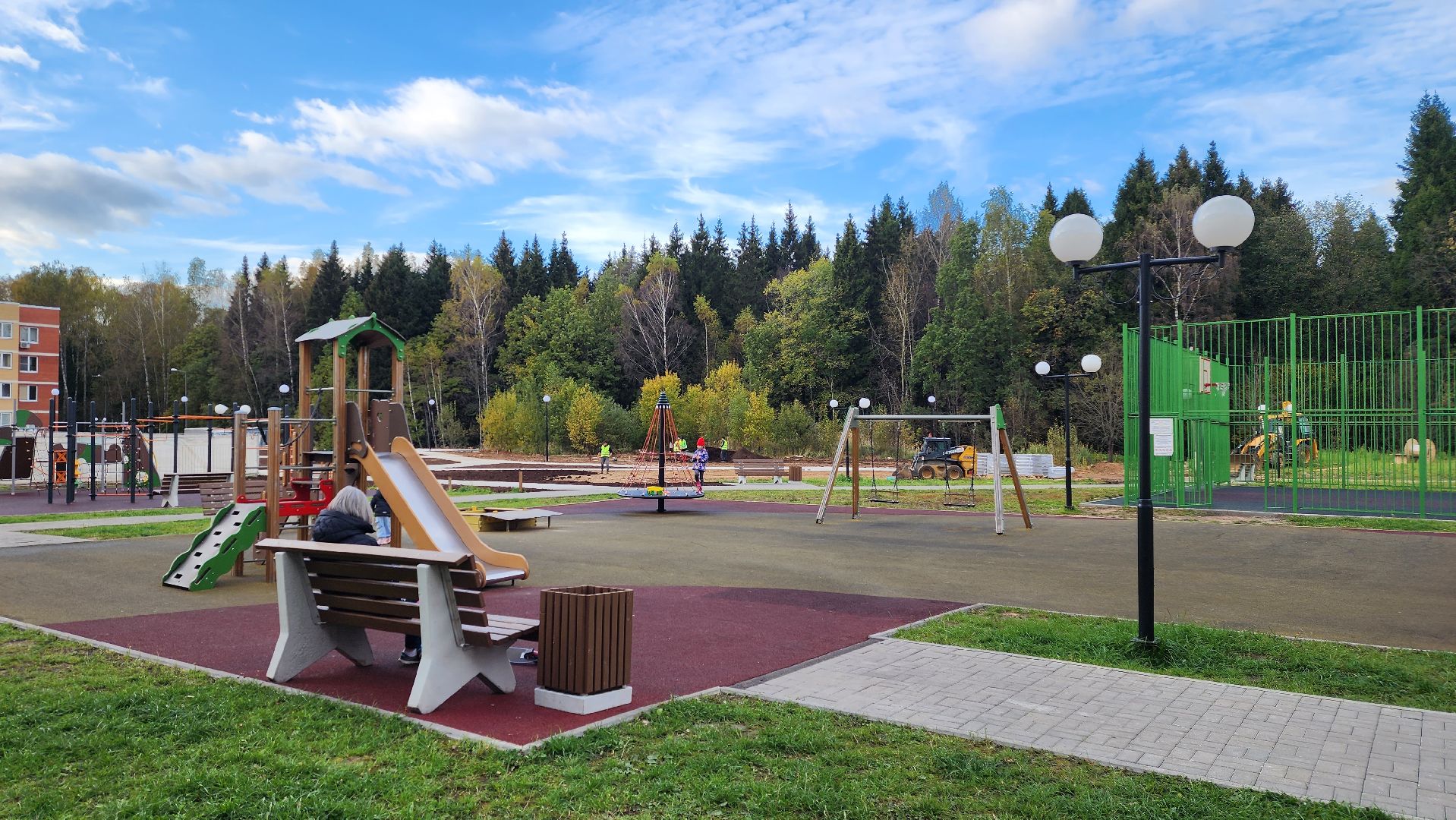 сквер, истра, благоустройство,