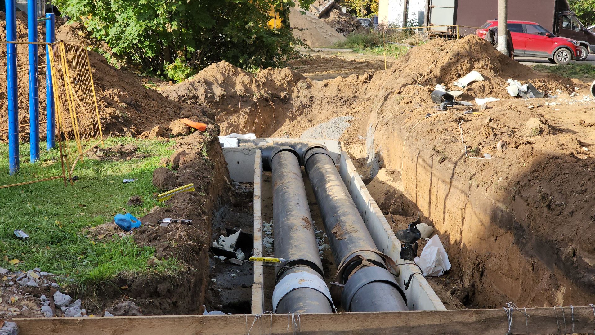 кашира, отопление, жкх, аварийные работы, теплотрасса, горячая вода, гвс, капитальный ремонт,