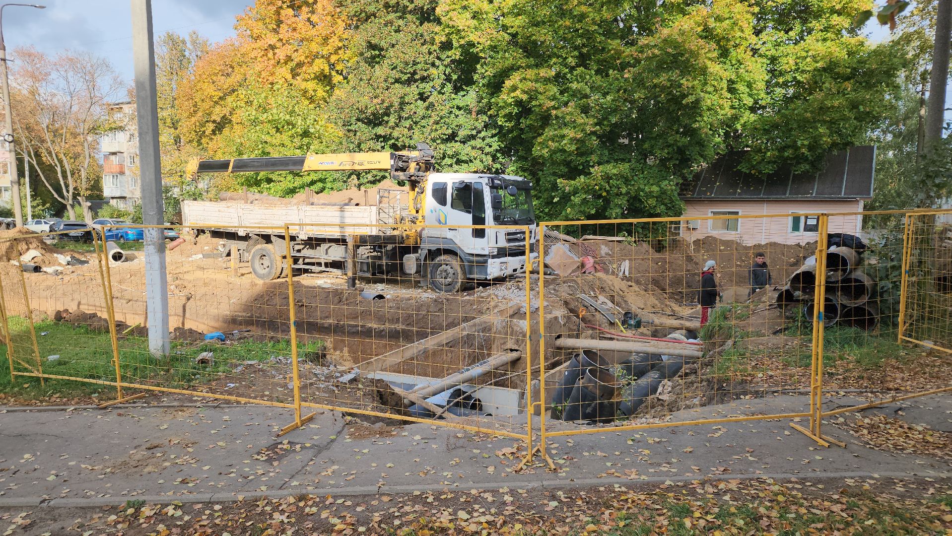 кашира, отопление, жкх, аварийные работы, теплотрасса, горячая вода, гвс, капитальный ремонт,