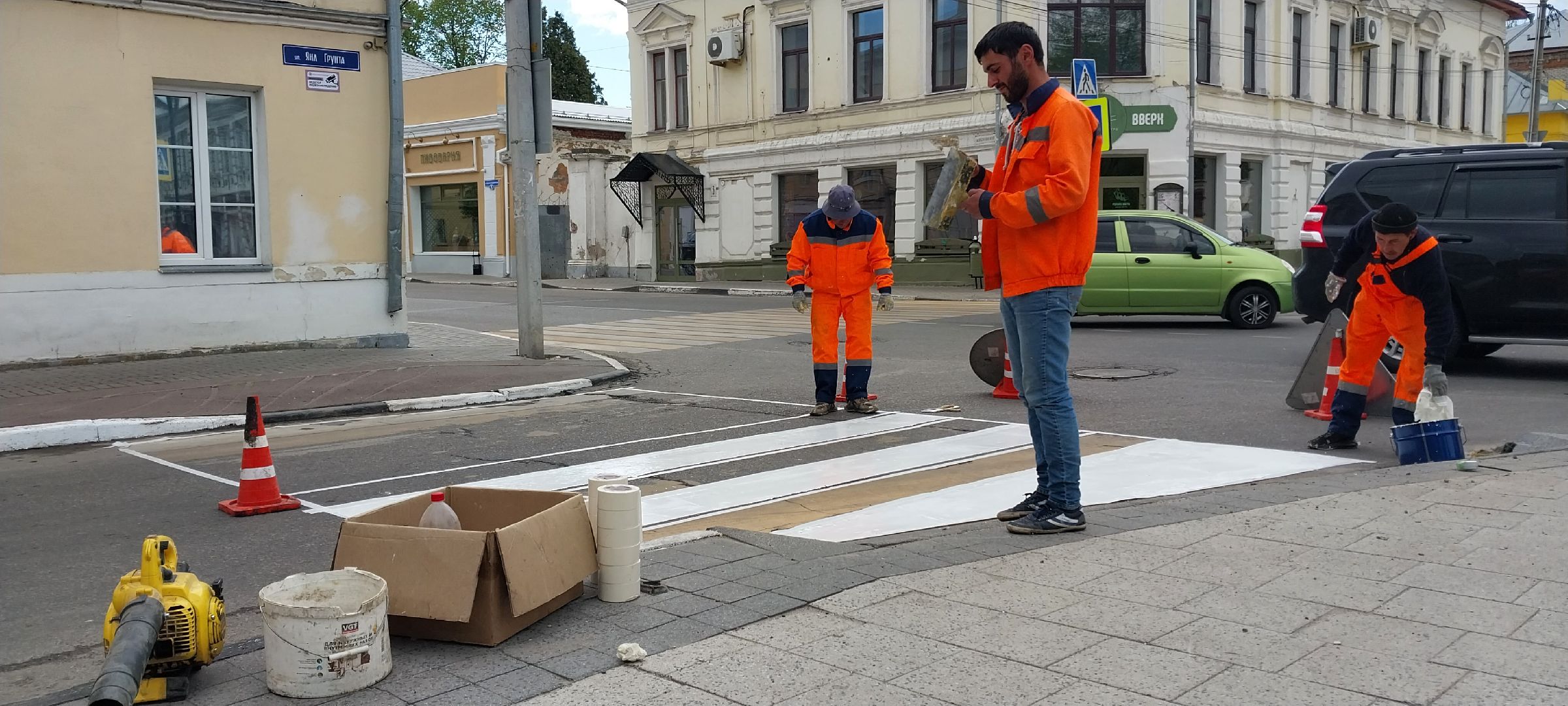 коломна, разметка