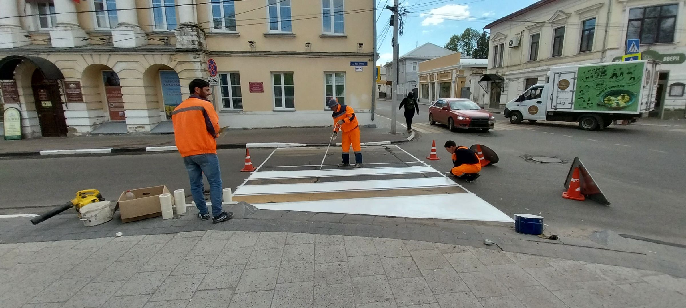 коломна, разметка