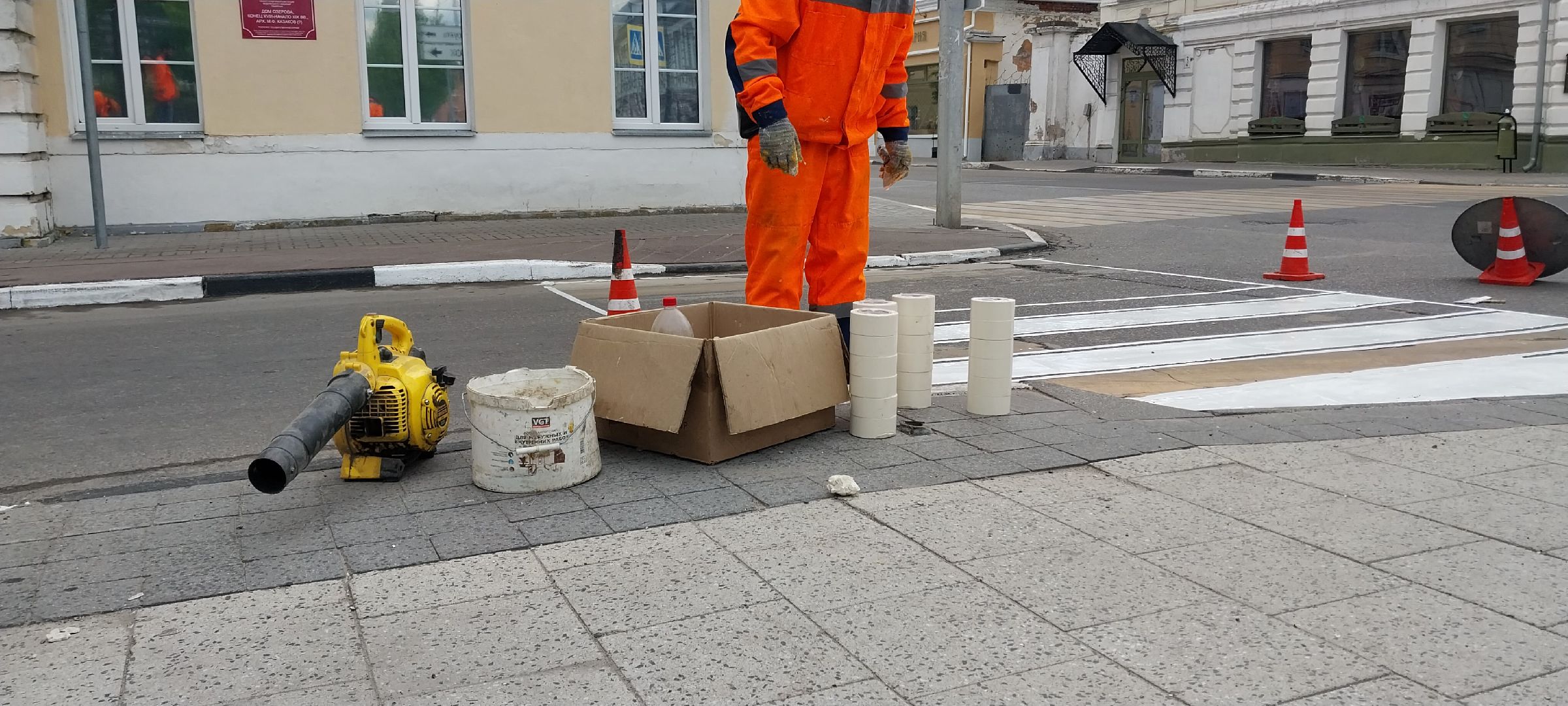 коломна, разметка